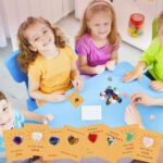 Twenty-four individual heart-shaped crystal cards with various healing stones, packaged for kids' classroom Valentine's Day g